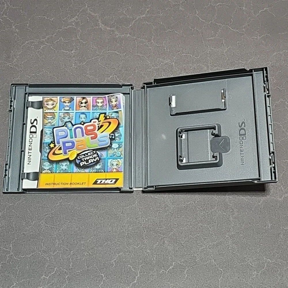 Ping Pals Nintendo DS Original Case & Manual‎ Replacement Authentic No Cartridge